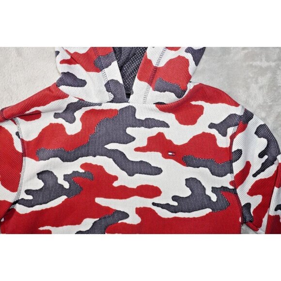 Tommy Hilfiger Little Boys All Over Print Pullover Hoodie 16/18 - Picture 2 of 5